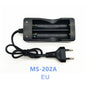 18650 Battery Charger US/EU Plug 2 Slots Smart Charging Safety Fast Charge 18650 Li-Ion Rechargeable Battery Charger