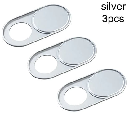 Metal Webcam Cover Camera Magnet Slider Shutter Privacy Protect Sticker for Laptop Tablet Phone Ultra Thin Privacy Sticker