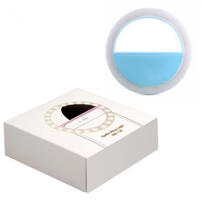 36 LED Portable Light Night Phone Flash Light Led Camera Clip-On Mobile Phone Selfie Ring Light Video Usb Charging for All Phone