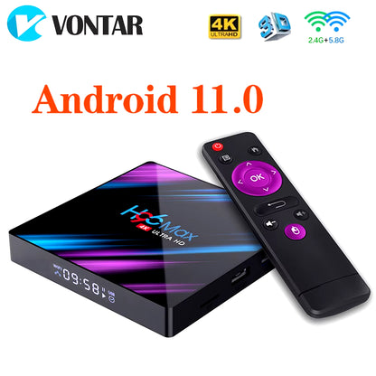 H96 MAX 4GB 64GB Smart TV Box Android 11 Android 10 Wifi TVBOX 4K H96MAX Media Player Set Top Box 4GB 32GB 2GB 16GB