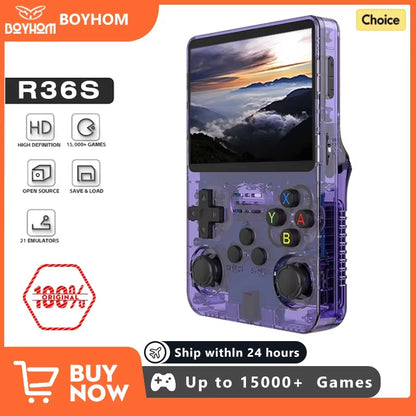 NEW  Retro Handheld Game Console Linux System 3.5 Inch IPS Screen Portable Pocket Video Player 64GB 128GB Games Kid Gift