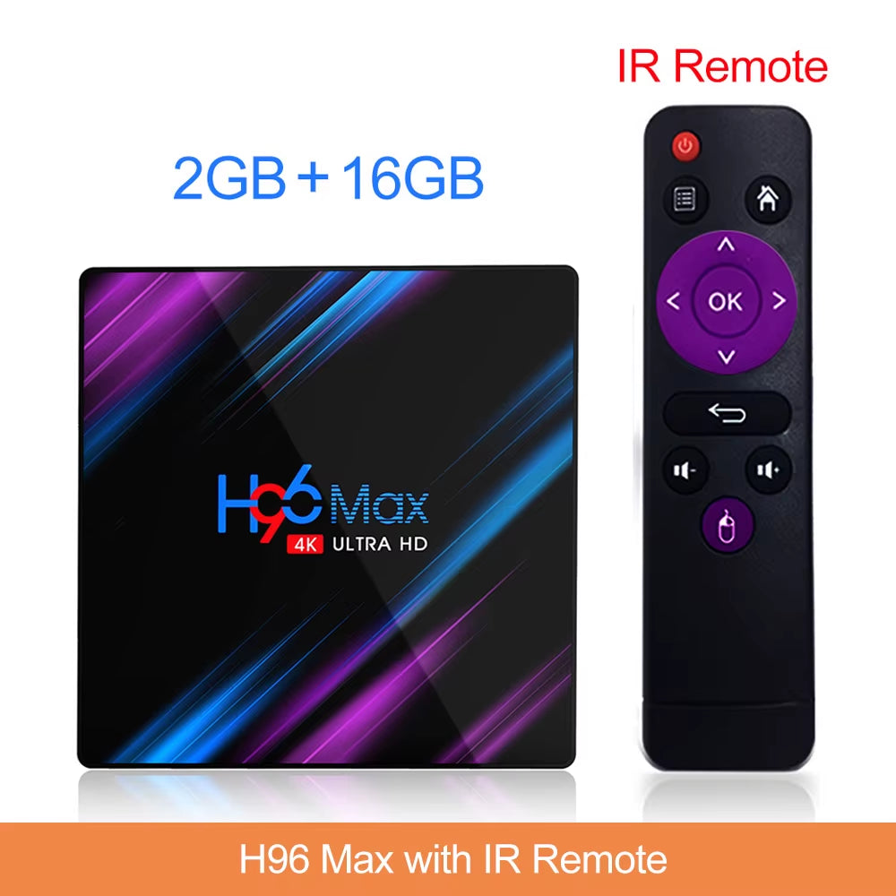 H96 MAX 4GB 64GB Smart TV Box Android 11 Android 10 Wifi TVBOX 4K H96MAX Media Player Set Top Box 4GB 32GB 2GB 16GB