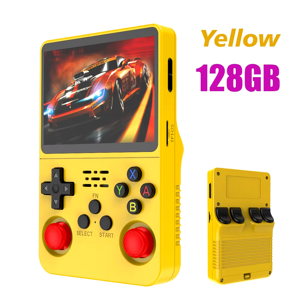 NEW  Retro Handheld Game Console Linux System 3.5 Inch IPS Screen Portable Pocket Video Player 64GB 128GB Games Kid Gift