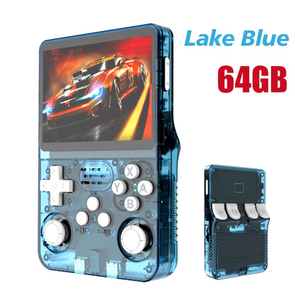 NEW  Retro Handheld Game Console Linux System 3.5 Inch IPS Screen Portable Pocket Video Player 64GB 128GB Games Kid Gift