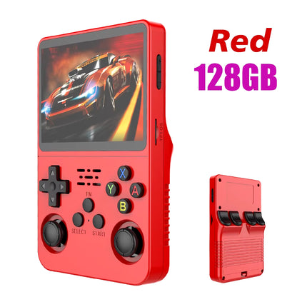 NEW  Retro Handheld Game Console Linux System 3.5 Inch IPS Screen Portable Pocket Video Player 64GB 128GB Games Kid Gift