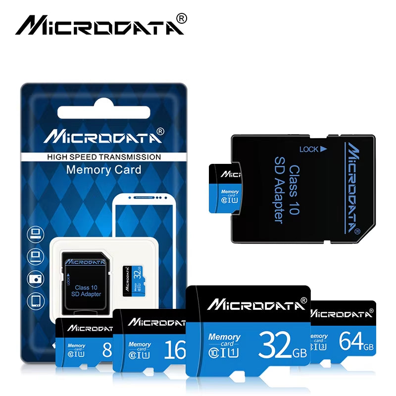 Micro Tf Sd Card 4GB 8GB 32GB 64GB 128GB Class 10 TF Flash Memory Card Mini Sd 16GB Mini Sd Card for Smartphone/Camera